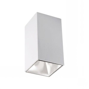 Oprawa Sufitowa V-TAC GU10 Kwadrat Biały 74x74x140mm VT-882  3 Lata Gwarancji