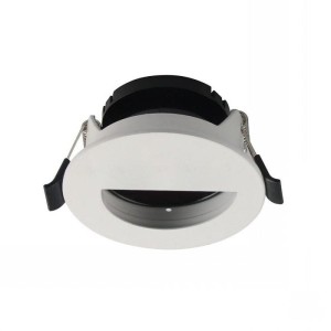 Oprawa Oczko V-TAC GU10 Okrągła z półkolem Biały+Czarny VT-884  3 Lata Gwarancji