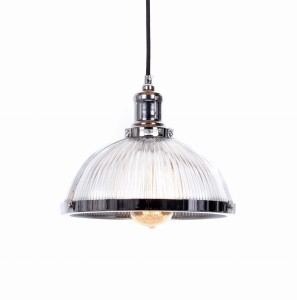 Lumina Deco Lampa Wisząca Loft Chromowana Brico