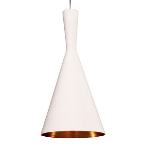 Lumina Deco Lampa Wisząca Loft Industrialna Biała Foggi 12A