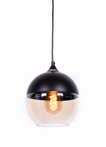 Lumina Deco Lampa Wisząca Loft Industrialna Czarna Albion