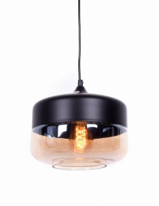 Lumina Deco Lampa Wisząca Loft Industrialna Czarna Barlet