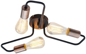 Lampa wisząca Herpe czarny 3xE27 33-66916 - Candellux Lighting