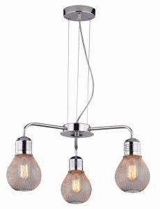 Lampa wisząca Gliva chromowy 3xE27 33-58539 - Candellux Lighting