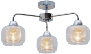 Lampa wisząca Ray chromowy 3xE14 33-67081 - Candellux Lighting