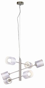 Lampa wisząca Sax satyna nikiel 6xE14 36-70722 - Candellux Lighting