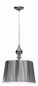 Lampa wisząca Gillenia srebrny 1xE27 31-07155 - Candellux Lighting