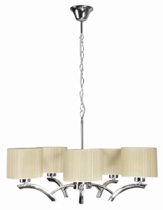Lampa wisząca Draga kremowy 5xE27 35-04222 - Candellux Lighting