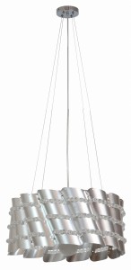 Lampa wisząca Smile srebrny 1xE27 31-40633 - Candellux Lighting