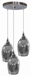 Lampa wisząca Marina chromowy 3xE27 33-60181 - Candellux Lighting