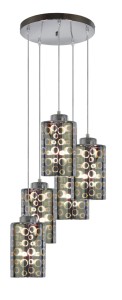 Lampa wisząca Nocturno chromowy 5xE27 35-57730 - Candellux Lighting