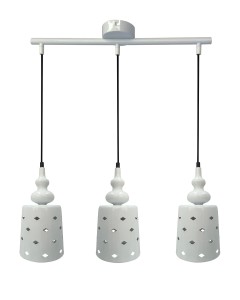 Lampa wisząca Hamp biały 3xE27 33-51943 - Candellux Lighting