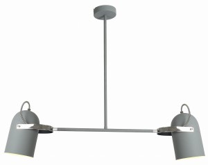 Lampa wisząca Gray szary 2xE27 32-66510 - Candellux Lighting