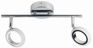 Aurelion Lampa Sufitowa Listwa 2X4W Led Chrom 3000K