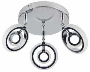 Lampa sufitowa Celt chromowy 3x 98-62024 - Candellux Lighting