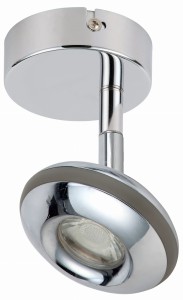 Skipper Lampa Kinkiet 1X6W Led Cob Główka Okrągła 1E Z Przegubem Kd System Chrom