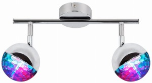 Lampa sufitowa Party chromowy 2x 92-67760 - Candellux Lighting