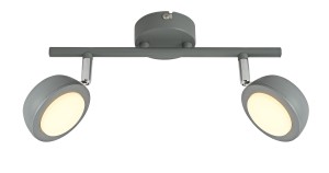 Kinkiet Mild 2x 3000K szary 92-66749 Candellux