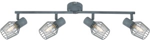 Lampa sufitowa Viking 4xE14 szary 94-68033 Candellux