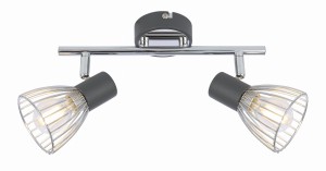 Lampa sufitowa Modo 2xE14 czarna 92-61522 Candellux