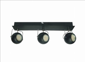 Lampa sufitowa Tony czarny 3xGU10 93-25029 - Candellux Lighting