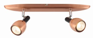 Lampa sufitowa Cross 2xGU10 miedziana 92-32775 Candellux