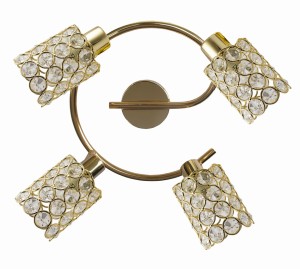 Lampa sufitowa York złoty 4xG9 98-07230 - Candellux Lighting