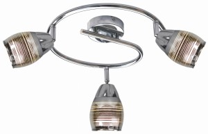 Lampa sufitowa Milton chromowy 3xE14 93-61300 - Candellux Lighting