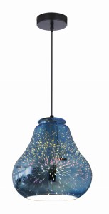 Lampa wisząca Galactic niebieski 1xE27 31-56108 - Candellux Lighting