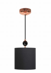 Lampa wisząca Melba miedziany + czarny 1xE27 31-39385 - Candellux Lighting