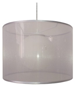 Lampa wisząca Chicago srebrny 1xE27 31-24916 - Candellux Lighting
