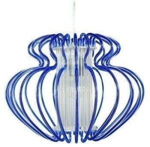 Lampa wisząca Imperia niebieski 1xE27 31-36592 - Candellux Lighting