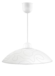 Lampa wisząca Malibu biały 1xE27 31-84067 - Candellux Lighting