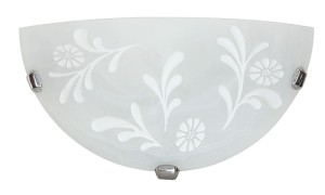 Plafon Itaka chromowy + biały 1xE27 11-04577 - Candellux Lighting