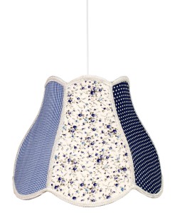 Zuza Lampa Wisząca 35 1X60W E27 Szaro Niebieski