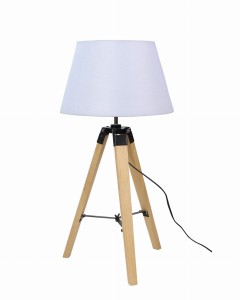 Lugano Lampa Gabinetowa 1X60W E27 Beżowy + Abażur O Tym Samym Indeksie