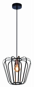 Lampa wisząca czarny/miedziany 1xE14 31-78483 - Candellux Lighting