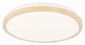 Lampa sufitowa Gandava biały + drewniany 1x 14-75260 - Candellux Lighting