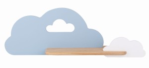 Lampa Cloud Kinkiet Ścienny 5W Led Iq Kids Niebieski+Biały