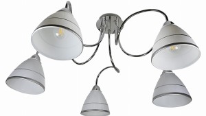 Lampa sufitowa Elf chromowy 5xE14 35-72603 - Candellux Lighting