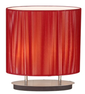 Lampka Artemis 2X60W E27 Czerwona