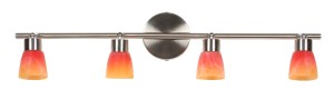 Lampa sufitowa Drops satynowy, klosz rainbow 4xG9 94-07394 - Candellux Lighting