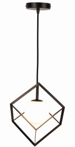 Lampa wisząca Weert czarny+złoty 1xG9 50101045 - Candellux Lighting