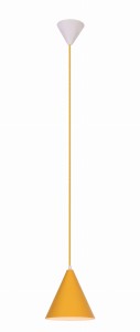 Lampa wisząca Voss żółty 1xE27 50101179 - Candellux Lighting