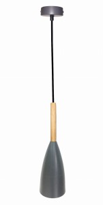 Lampa wisząca Trosa szary 1xE27 50101266 - Candellux Lighting