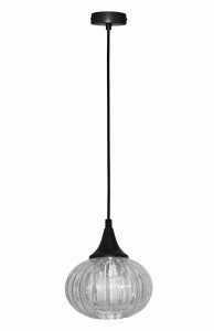 Lampa wisząca Exeter czarny 1xE14 50101275 - Candellux Lighting