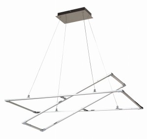 Kseros Lampa Wisząca 90X44 45W Led Chromowy 4000K Apeti