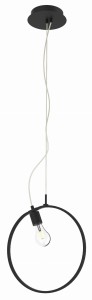 Lampa wisząca Skiros czarny 2xE27 A0024-321 - Candellux Lighting