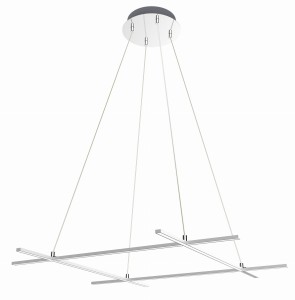 Andros Lampa Wisząca 70X70 40W Led Srebrny 4000K Apeti
