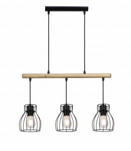 Lampa wisząca Bernita czarny 3xE27 33-78087 - Candellux Lighting